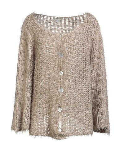NO-NÀ Cardigan Beige 58% Polyamide, 30% Acrylic, 6% Wool, 6% Mohair wool