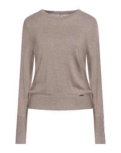 GOA GOA Sweater BEIGE 40% Viscose, 30% Nylon, 27% Polyester, 3% Cashmere