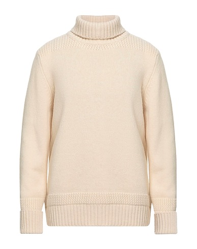 FAY ARCHIVE Polo neck Beige 100% Virgin Wool
