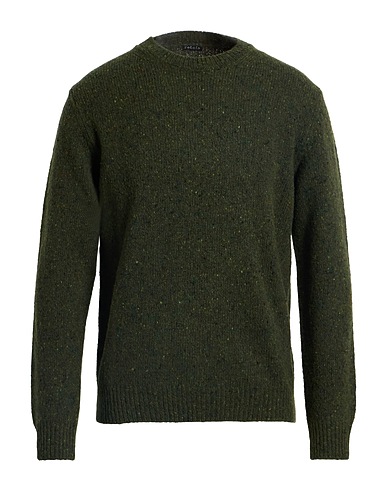 RETOIS Pullover Verde militare 60% Lana, 20% Viscosa, 20% Poliammide