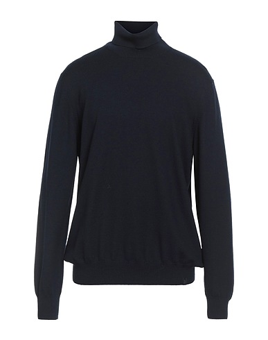 FAY Rollkragenpullover Nachtblau 100% Schurwolle