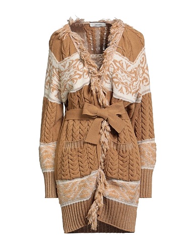 AKEP Cardigan Beige 45% Polyacrylic, 19% Polyamide, 14% Textile fibres, 13% Alpaca wool, 9% Wool