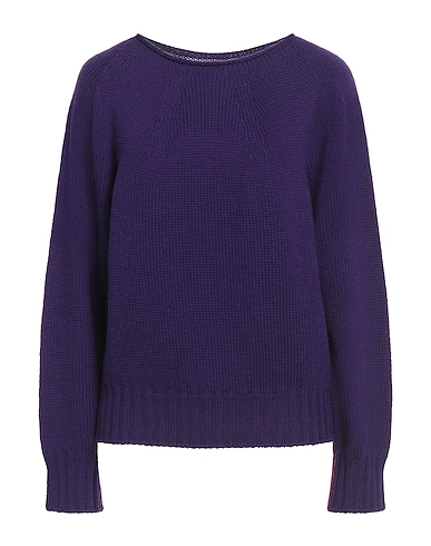 LIVIANA CONTI Jumper Purple 100% Virgin Wool
