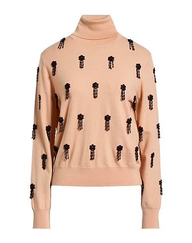 P.A.R.O.S.H. Turtleneck Sand 75% Wool, 15% Cashmere, 10% Elastane