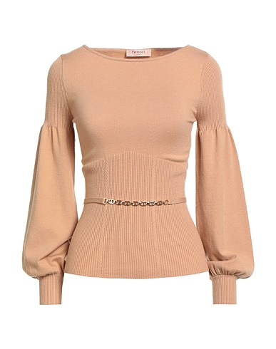 TWINSET Jumper Camel 32% Acrylic, 28% Polyester, 20% Polyamide, 16% Modal, 4% Wool