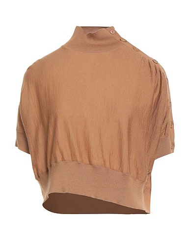 PINKO Rollkragenpullover Kamel 100% Wolle, Nylon, Elastan