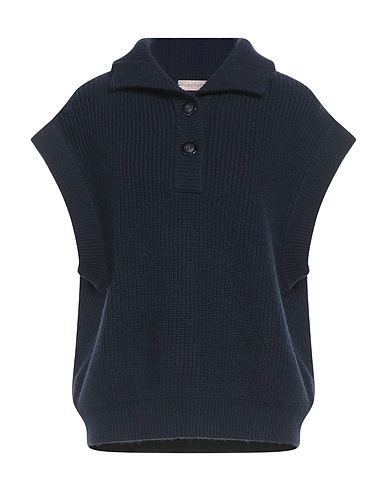 PUROTATTO Jumper Navy blue 70% Wool, 30% Cashmere