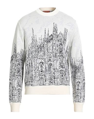 MISSONI Jumper Ivory 50% Cotton, 50% Acrylic