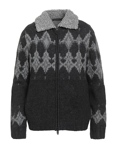 ERMANNO SCERVINO Cardigan Charcoal 65% Alpaca wool, 25% Polyamide, 10% Wool
