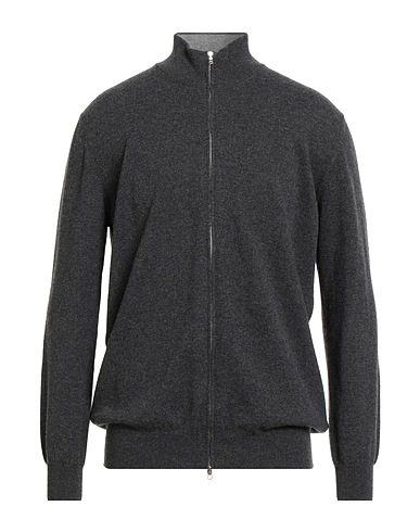 PANICALE Cardigan Charcoal 80% Wool, 20% Cashmere