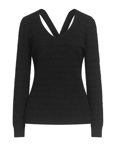 TWINSET Jumper Black 72% Viscose, 28% Polyester