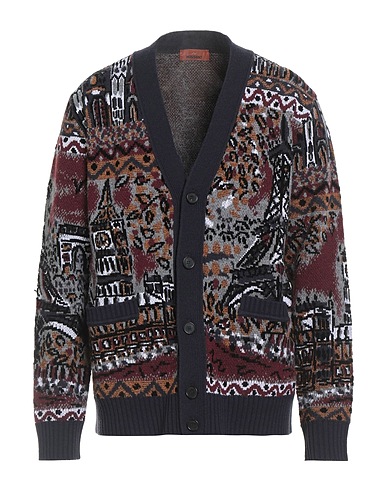 MISSONI Cardigan Grey 55% Wool, 23% Viscose, 15% Cotton, 4% Polyamide, 3% Polyester