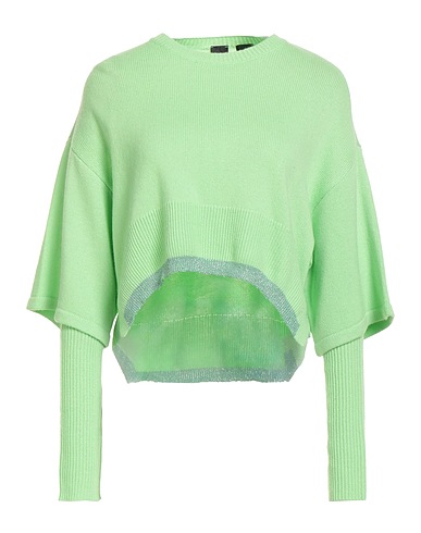 PINKO Sweater Light green 90% Wool, 10% Cashmere, Polyester, Metallic fiber