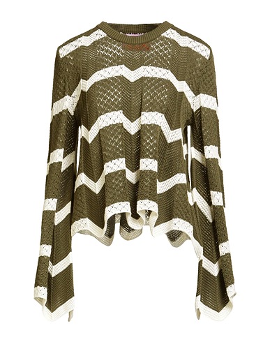 LA DOUBLE J Jumper Military green 100% Cotton