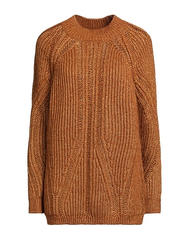 ALBERTA FERRETTI Jumper Tan 47% Viscose, 35% Wool, 18% Polyester