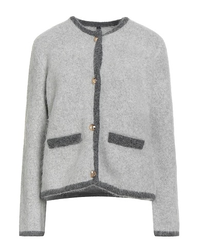 MARCIANO by GUESS Cardigan Light grey 79% Alpaca wool, 19% Polyamide, 2% Elastane