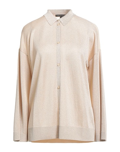 ARMANI EXCHANGE Cardigan Sabbia 86% Viscosa, 14% Fibra di metallo, Poliammide, Elastan