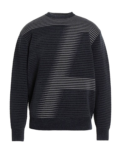 ARMANI EXCHANGE Jumper Navy blue 52% Polyester, 28% Polyamide, 12% Acrylic, 8% Viscose