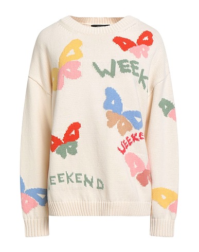 WEEKEND MAX MARA Sweater Cream 60% Cotton, 40% Acrylic