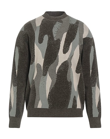 ARMANI EXCHANGE Jumper Military green 60% Polyester, 27% Cotton, 13% Polyamide
