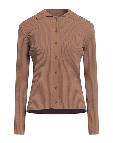 WEEKEND MAX MARA Cardigan Light brown 58% Viscose, 20% Polyester, 17% Polyamide, 5% Elastane