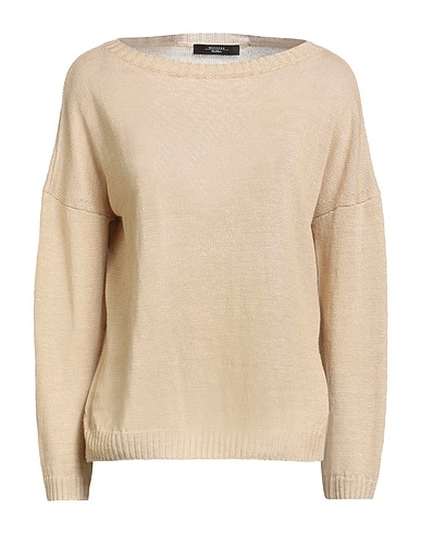WEEKEND MAX MARA Jumper Sand 100% Linen