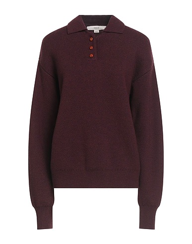 REMAIN BIRGER CHRISTENSEN Pullover Bordeaux 100% Merinowolle