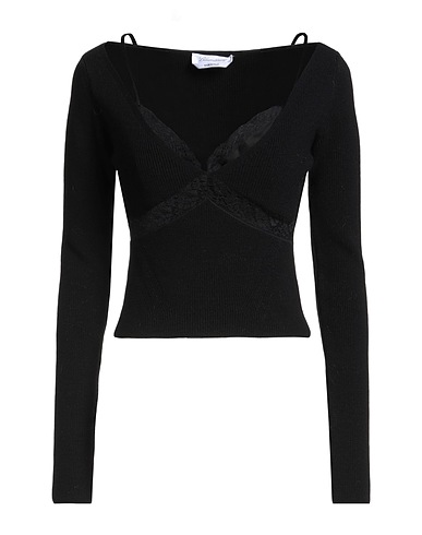 BLUMARINE Sweater Black 38% Polyamide, 31% Acrylic, 20% Wool, 11% Polyester