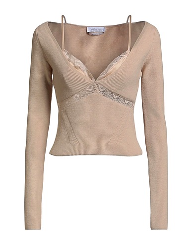 BLUMARINE Sweater Beige 38% Polyamide, 31% Acrylic, 20% Wool, 11% Polyester