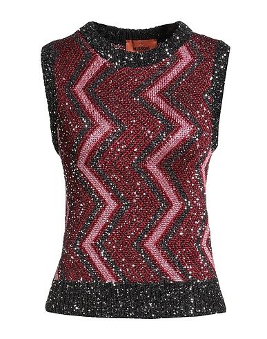 MISSONI Sweater ROSSO 50% Viscose, 30% Metallic fiber, 10% Polyamide, 10% Polyester