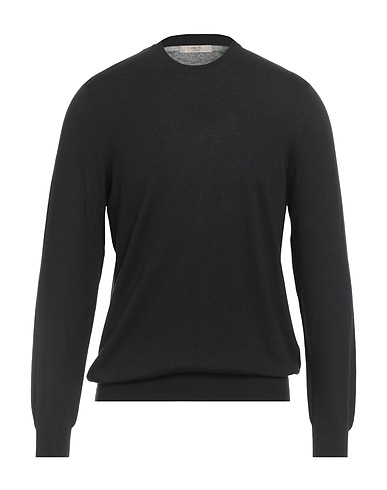 MAC'S Pullover Nero 80% Cotone, 20% Cachemire