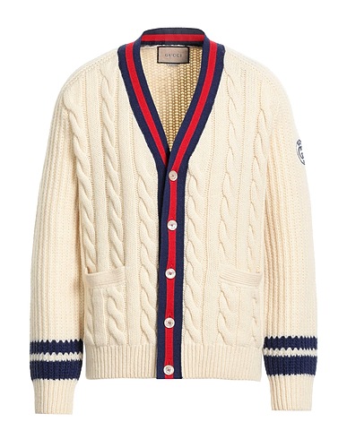 GUCCI Cardigan Cream 100% Wool, Elastane, Polyester
