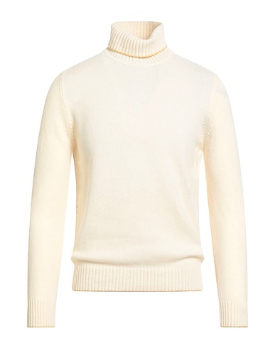 H953 Turtleneck Cream 100% Merino Wool
