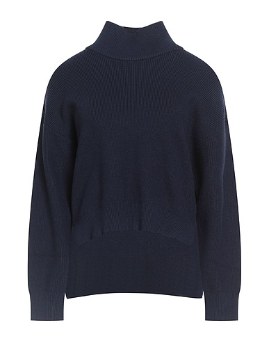 ANONYME DESIGNERS Polo neck Midnight blue 50% Viscose, 25% Polyester, 25% Nylon