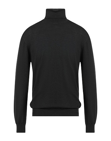 WOOLRICH Polo neck Black 100% Wool