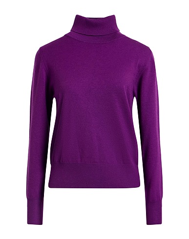 ANONYME DESIGNERS Turtleneck Purple 50% Viscose, 25% Polyester, 25% Nylon