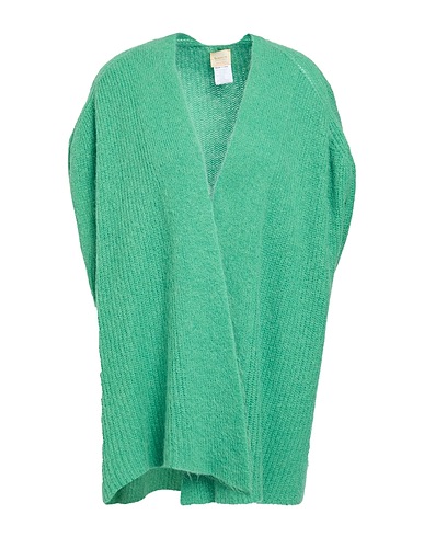 SISTE'S Cardigan Verde 52% Poliammide, 27% Lana di alpaca, 21% Lana Vergine