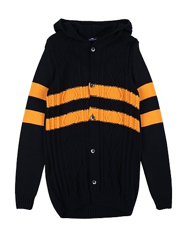 MANUELL & FRANK Cardigan Midnight blue 50% Wool, 50% Acrylic
