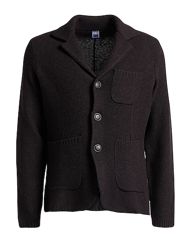 FEDELI Blazer Dark brown 100% Cashmere