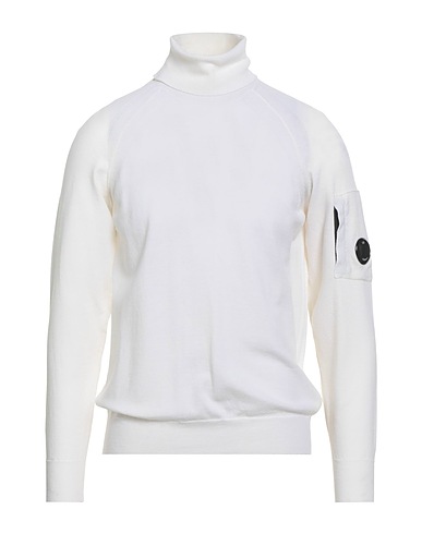 C.P. COMPANY Turtleneck Cream 88% Virgin Wool, 12% Polyester