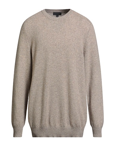 SEASE Maglia in Cachemire Tortora 100% Cachemire