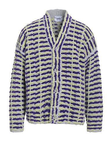 BONSAI Cardigan Light grey 70% Cotton, 20% Wool, 10% Polyamide