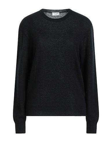 SAINT LAURENT Cashmere jumper Black 60% Cashmere, 40% Silk