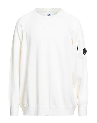 C.P. COMPANY Pullover Avorio 88% Lana Vergine, 12% Poliestere