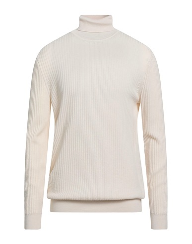 BOSS Polo neck Ivory 100% Virgin Wool