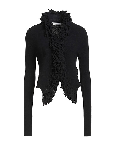 LIVIANA CONTI Cardigan Black 63% Virgin Wool, 25% Polyamide, 10% Cashmere, 2% Elastane