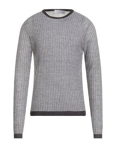 BALLANTYNE Pullover Grigio 60% Seta, 40% Lino