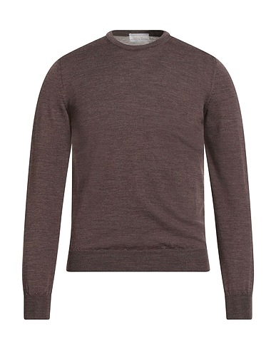 RICHARD OWE'N Sweater Taupe 100% Virgin Wool