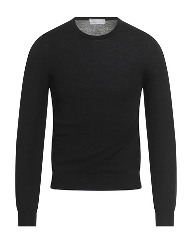 RICHARD OWE'N Jumper Black 100% Virgin Wool