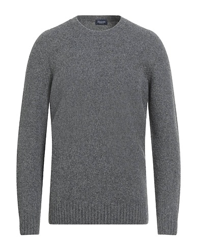 DRUMOHR Pullover Grau 100% Lammwolle